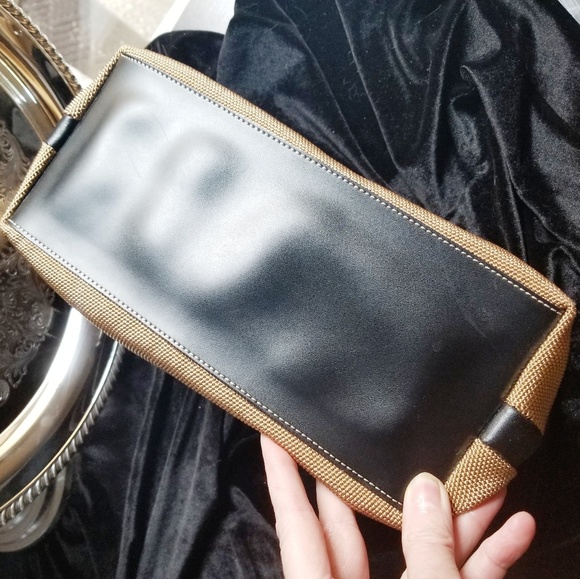 MAXX NY Fabric & Leather Shoulder Bag NWOT - Picture 6 of 8